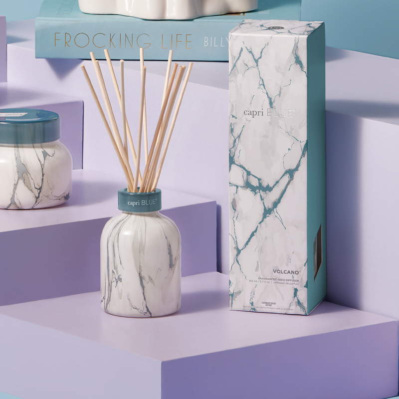 Volcano Modern Marble Petite Reed Diffuser image number 2